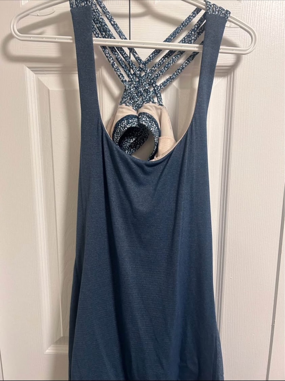 lululemon athletica Slate Blue Strappy-Back Tank